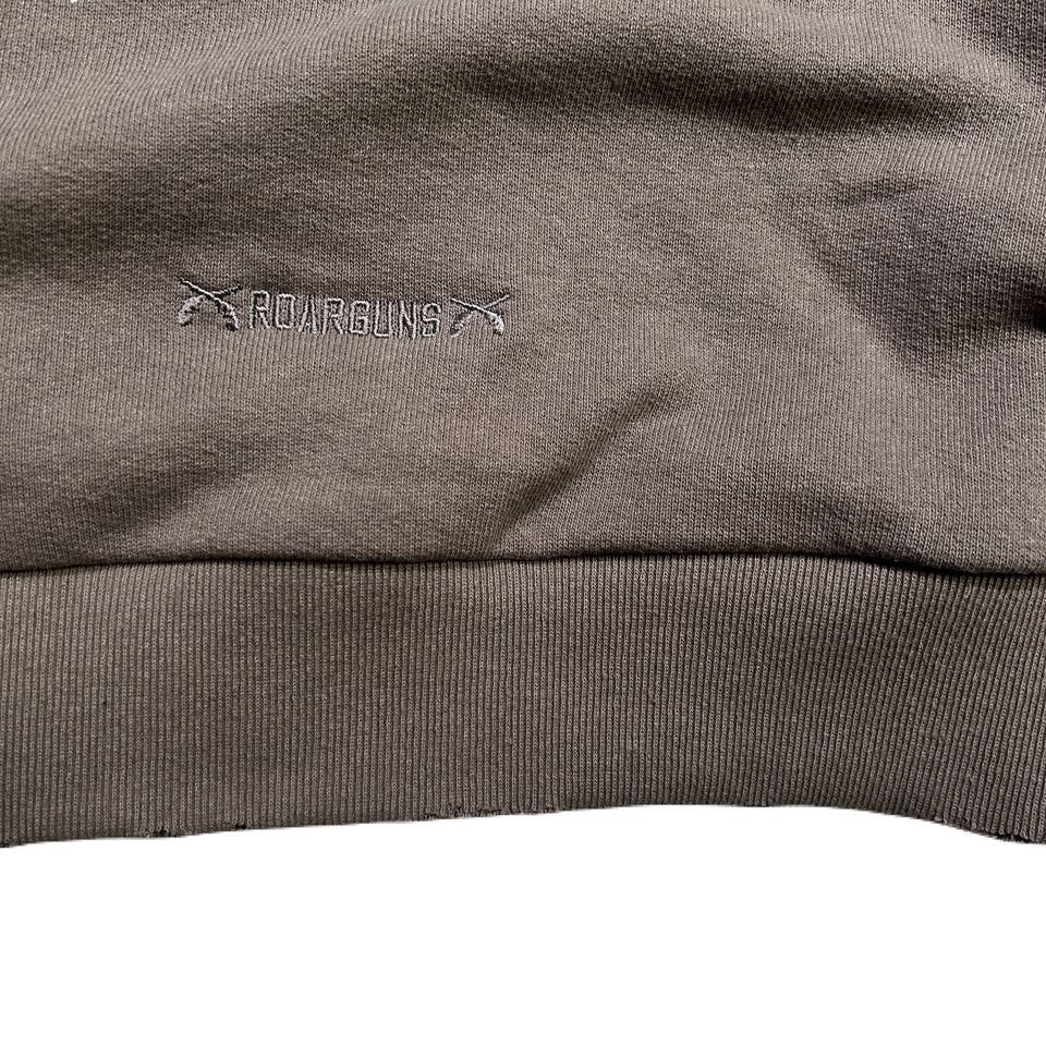 画像をギャラリービューアに読み込む, LOVE AND PEACE STONE NAIL HOODIE / GRAY