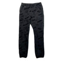 FLOCKY PRINT PANTS / BLACK