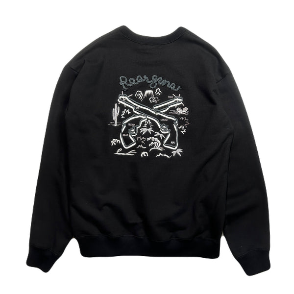 SOUVENIR SWEAT SHIRT / BLACK*MONO