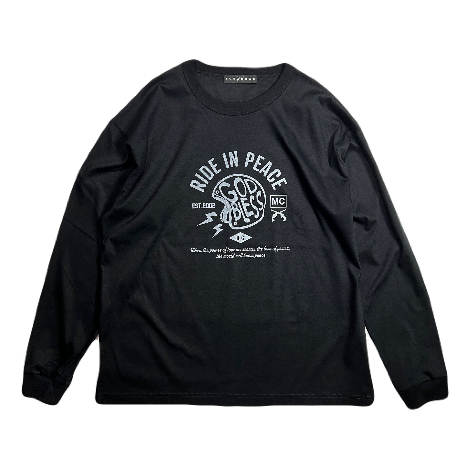 画像をギャラリービューアに読み込む, RIDE IN PEACE L/S T-SHIRT / BLACK