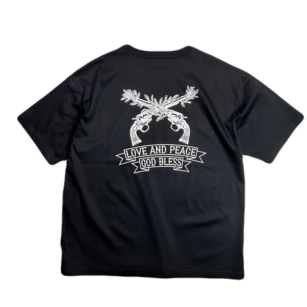 OLIVE TREE CROSSGUN T-SHIRT / BLACK