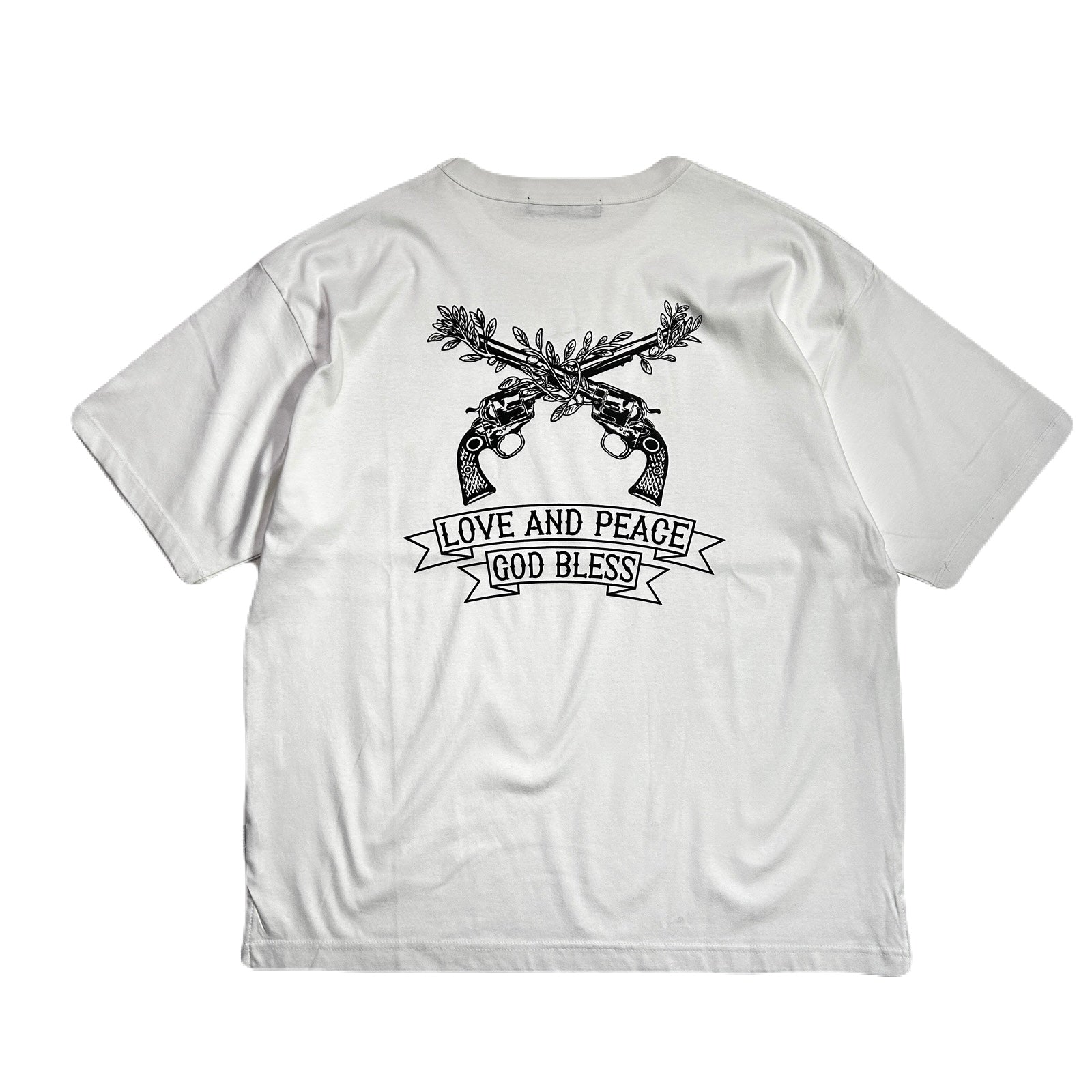 画像をギャラリービューアに読み込む, OLIVE TREE CROSSGUN T-SHIRT / WHITE