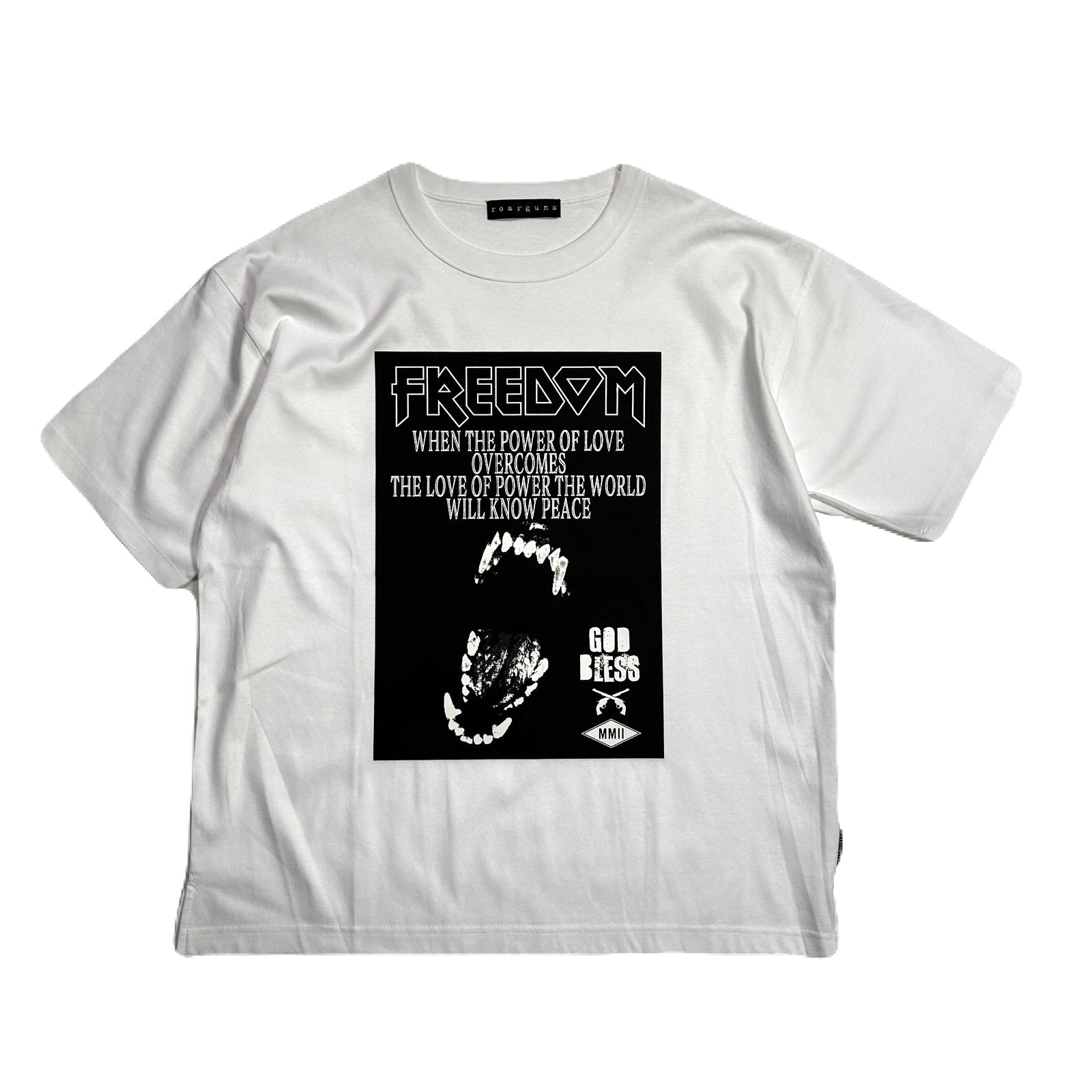 画像をギャラリービューアに読み込む, FREEDOM ROAR T-SHIRT / WHITE