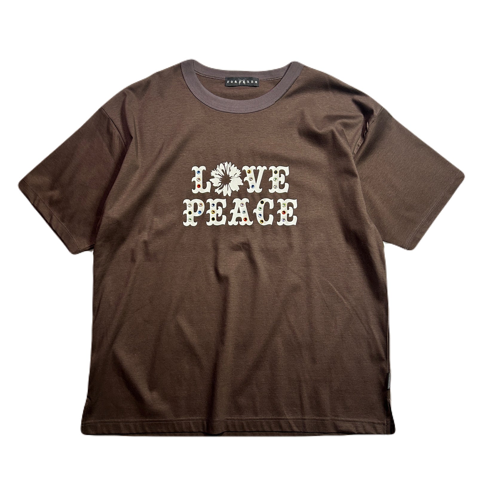 画像をギャラリービューアに読み込む, LOVE PEACE HOTFIX T-SHIRT / BROWN
