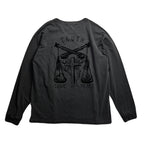 FROCKY PRINT L/S T-SHIRT / BLACK