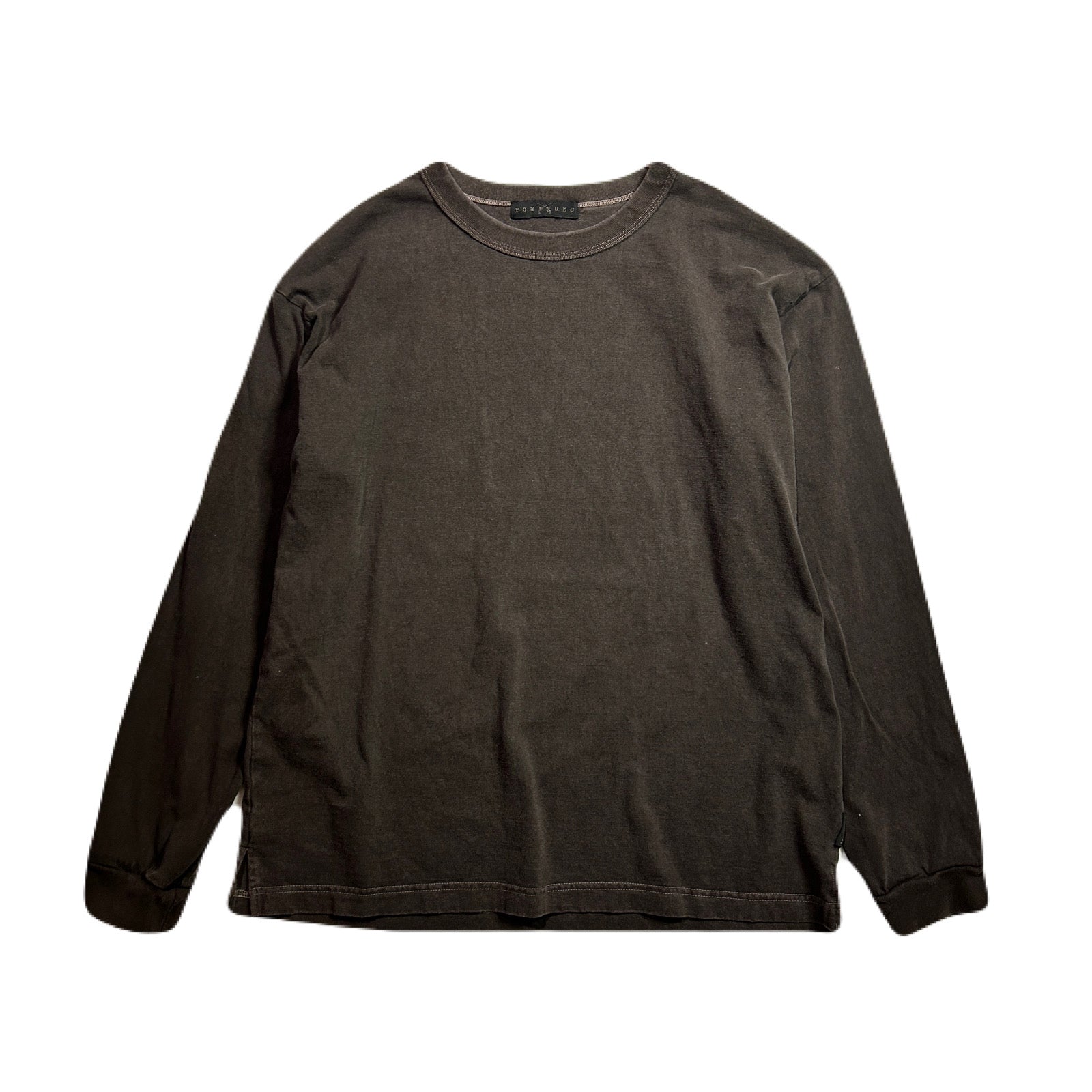 画像をギャラリービューアに読み込む, FROCKY PRINT L/S T-SHIRT / BROWN