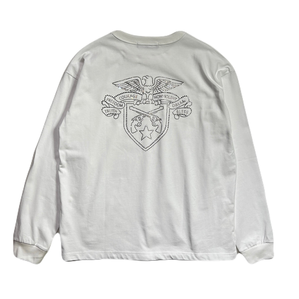 EAGLE CRYSTAL L/S T-SHIRT / WHITE