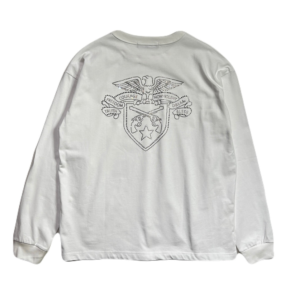 画像をギャラリービューアに読み込む, EAGLE CRYSTAL L/S T-SHIRT / WHITE