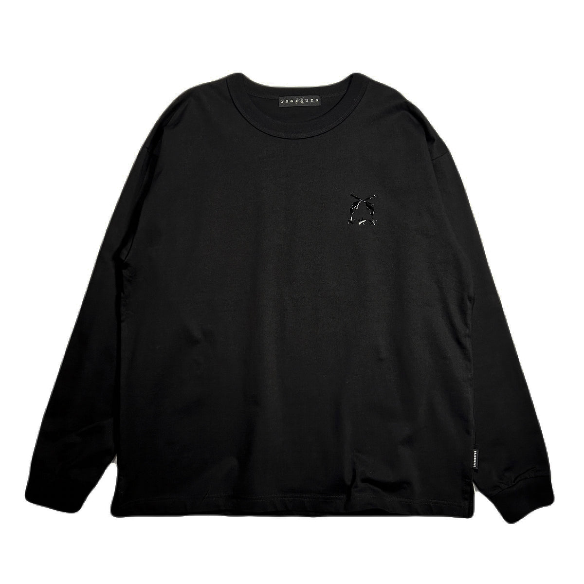 CROSSGUN 3 STARS TPU L/S T-SHIRT / BLACK