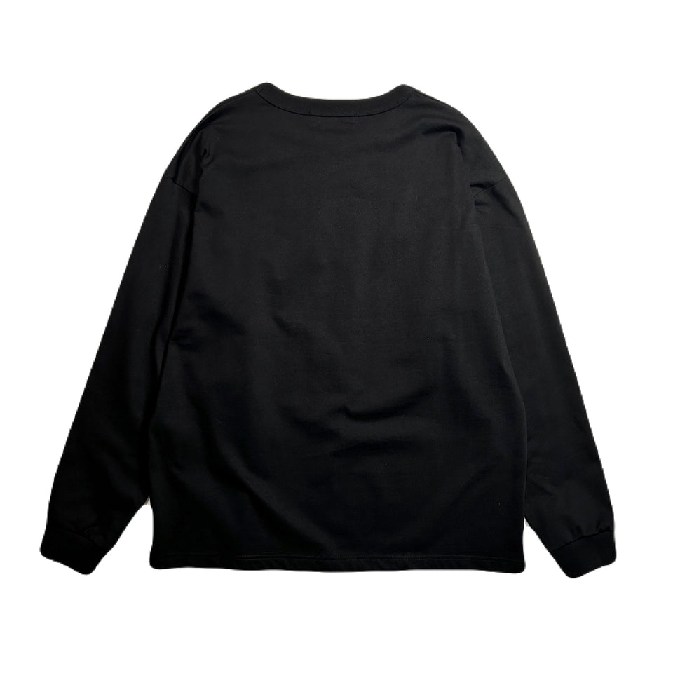 画像をギャラリービューアに読み込む, CROSS CRYSTAL L/S T-SHIRT / BLACK