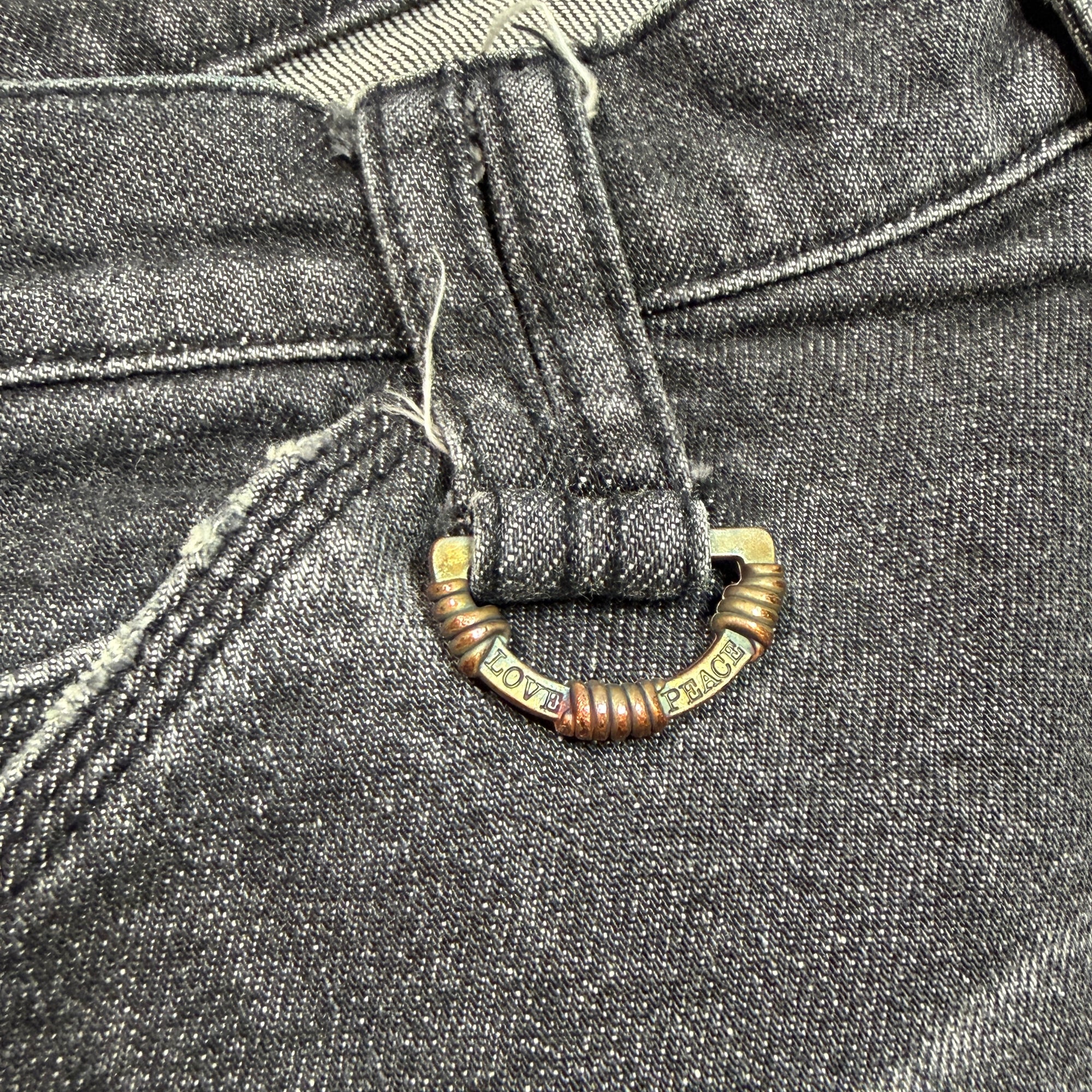 画像をギャラリービューアに読み込む, ARCHIVE STRETCH DENIM PANTS CRYSTAL / BLACK