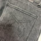 ARCHIVE STRETCH DENIM PANTS CRYSTAL / BLACK