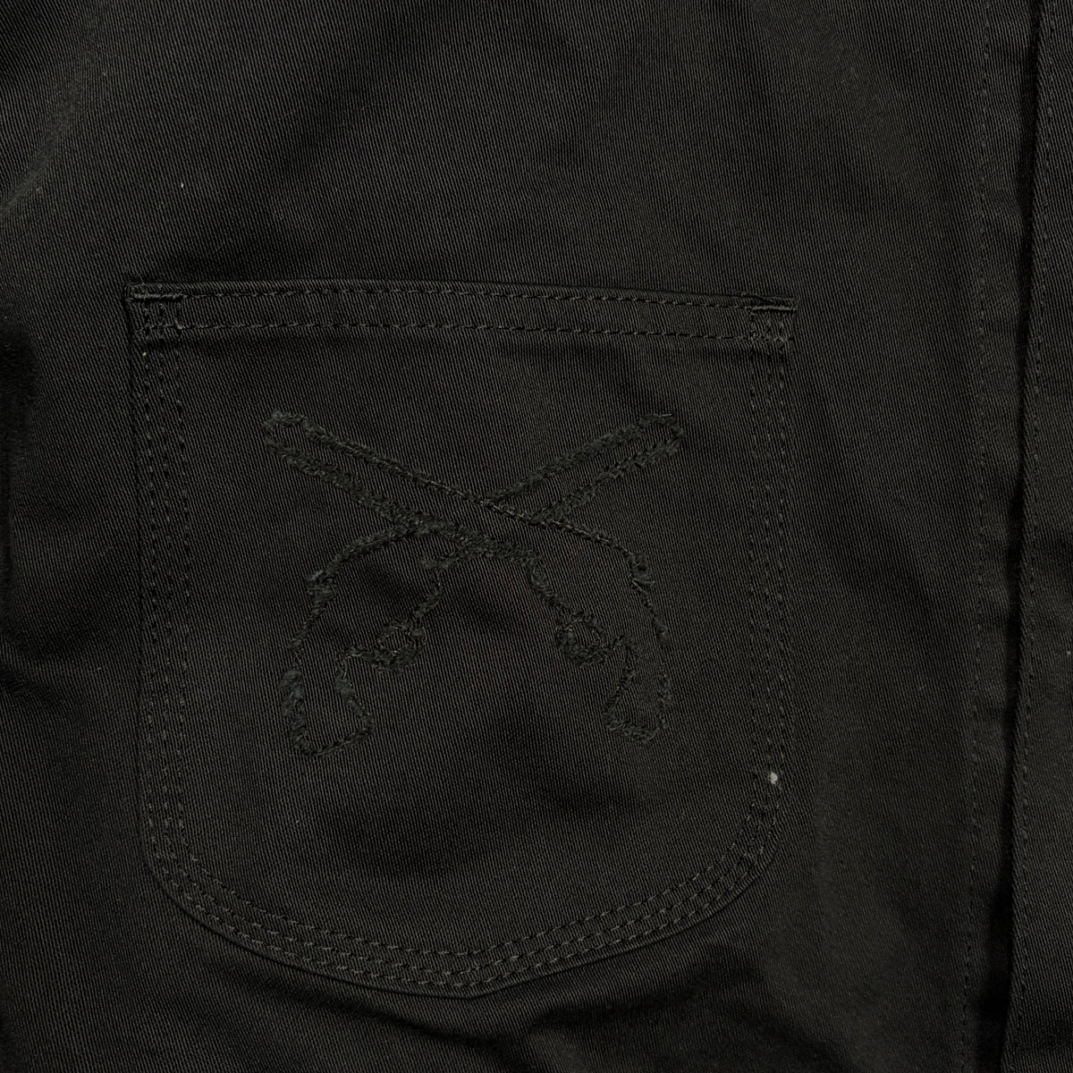 COTTON SATIN SHORT JACKET / BLACK
