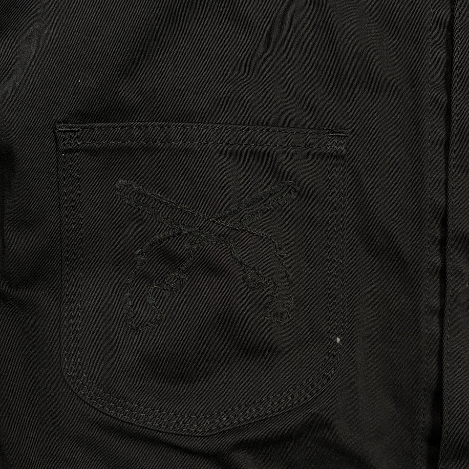 Load image into Gallery viewer, COTTON SATIN SHORT JACKET / BLACK
