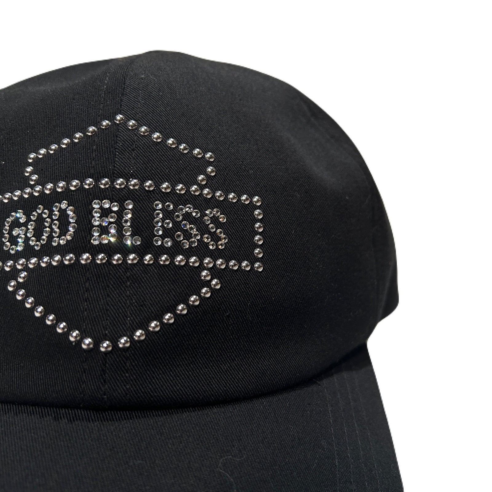 画像をギャラリービューアに読み込む, GOD BLESS CRYSTAL BB CAP / BLACK