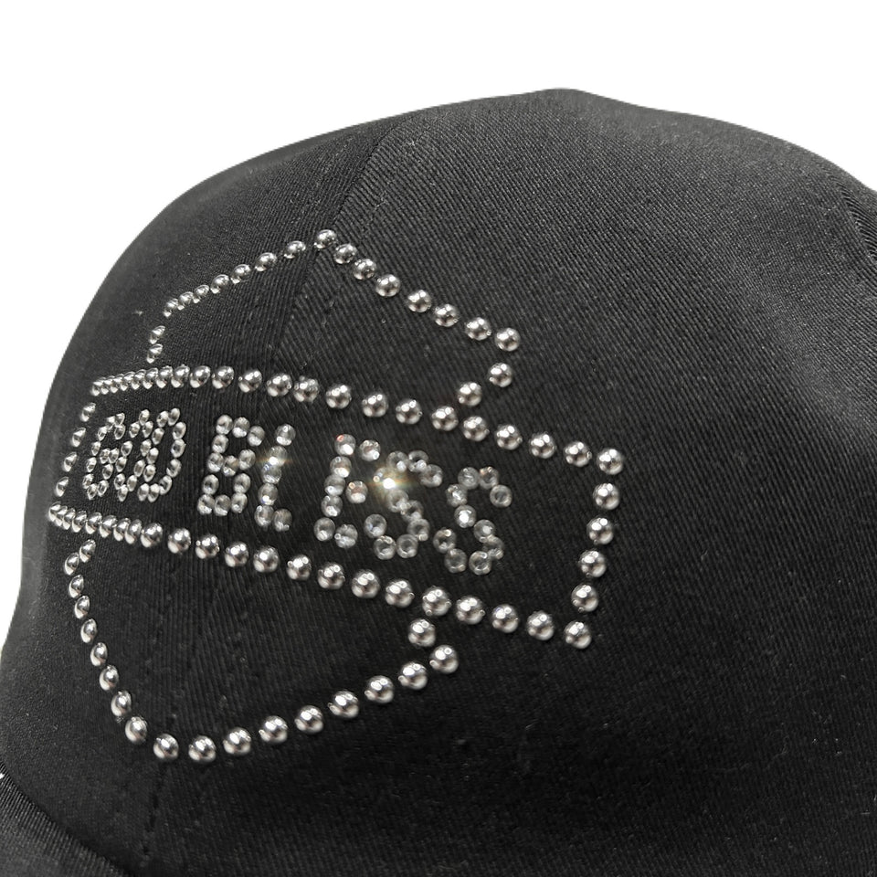 画像をギャラリービューアに読み込む, GOD BLESS CRYSTAL BB CAP / BLACK