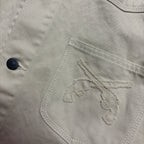 COTTON SATIN SHORT JACKET / OFF WHITE