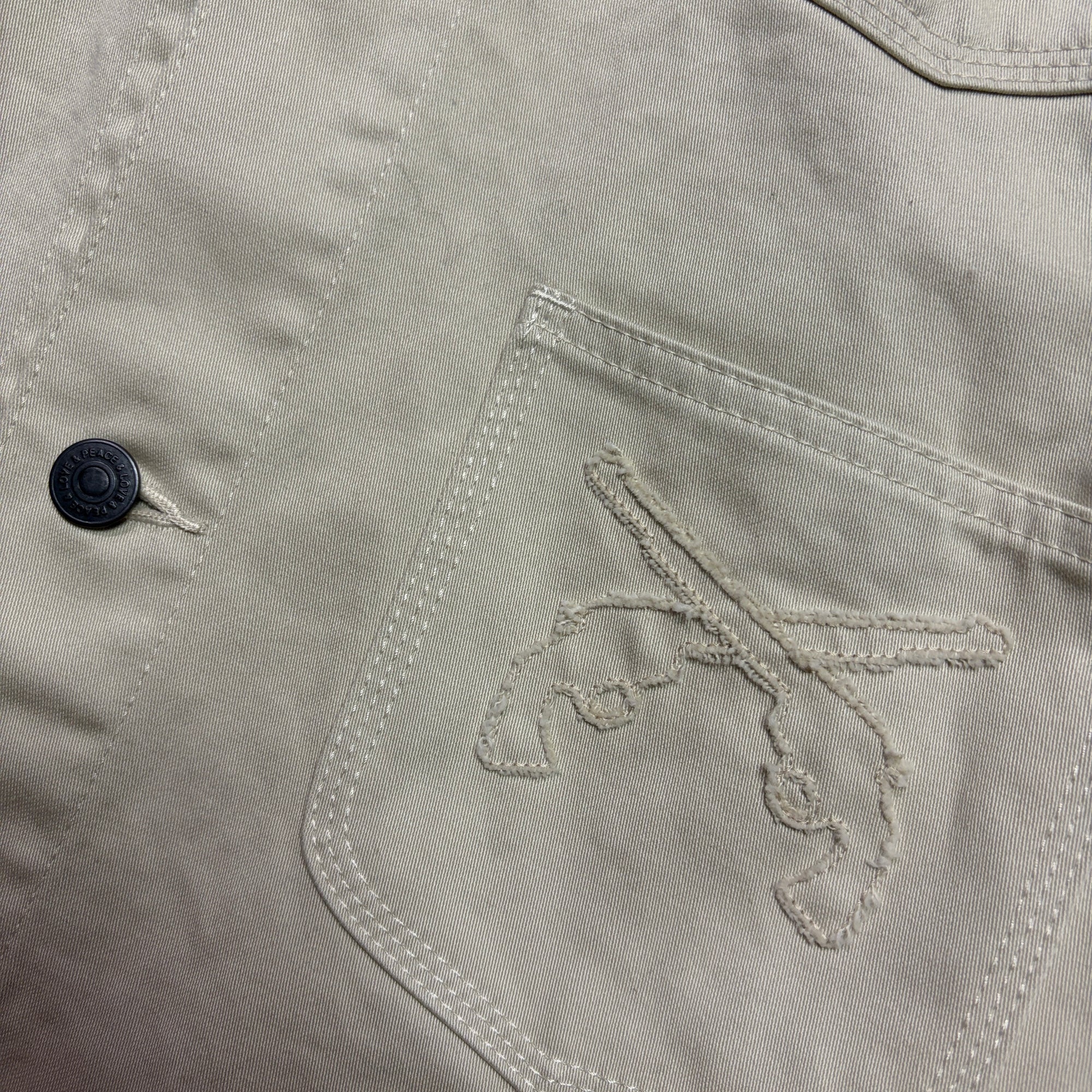 Load image into Gallery viewer, COTTON SATIN SHORT JACKET / OFF WHITE