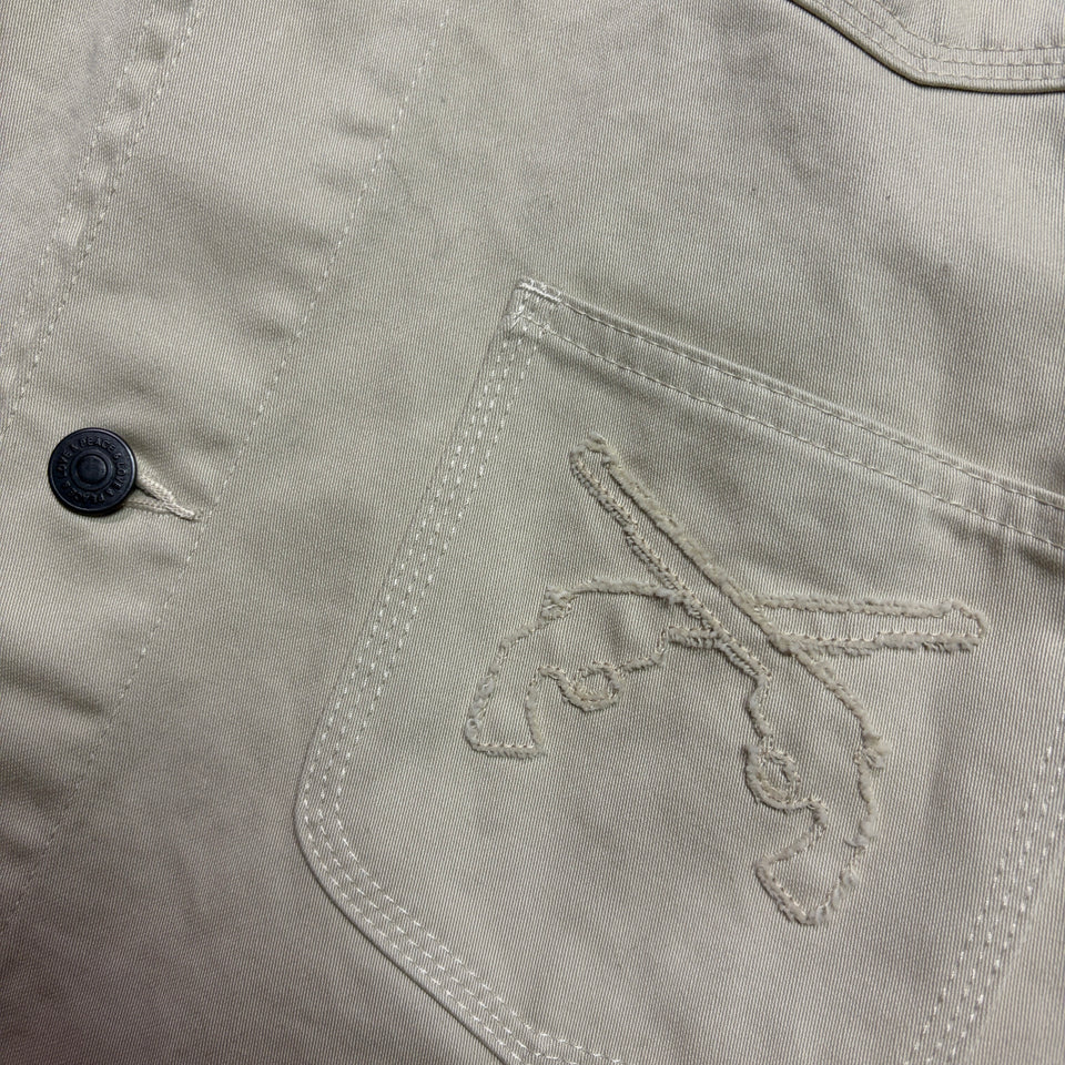 Load image into Gallery viewer, COTTON SATIN SHORT JACKET / OFF WHITE