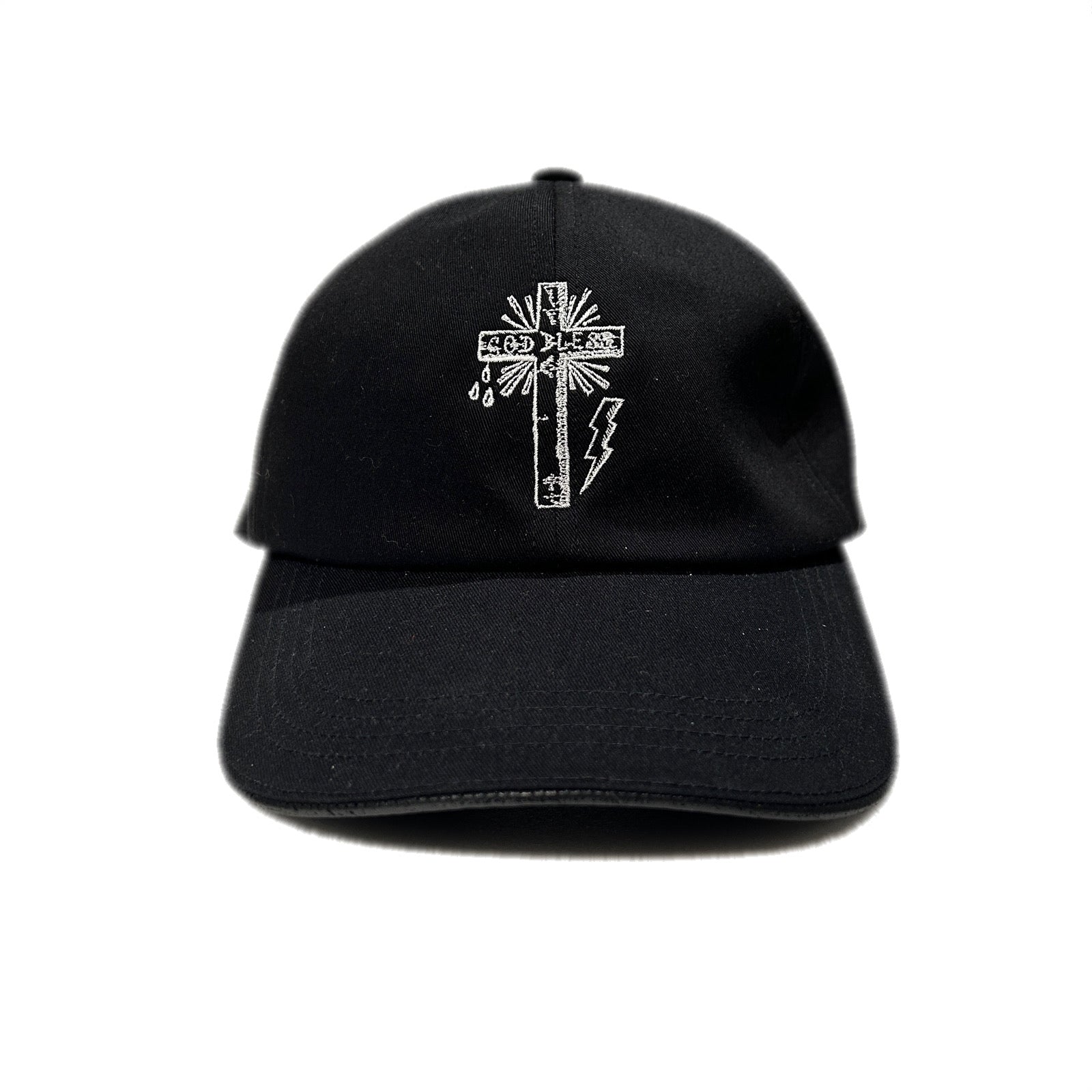 画像をギャラリービューアに読み込む, CROSS EMBROIDERY BB CAP / BLACK
