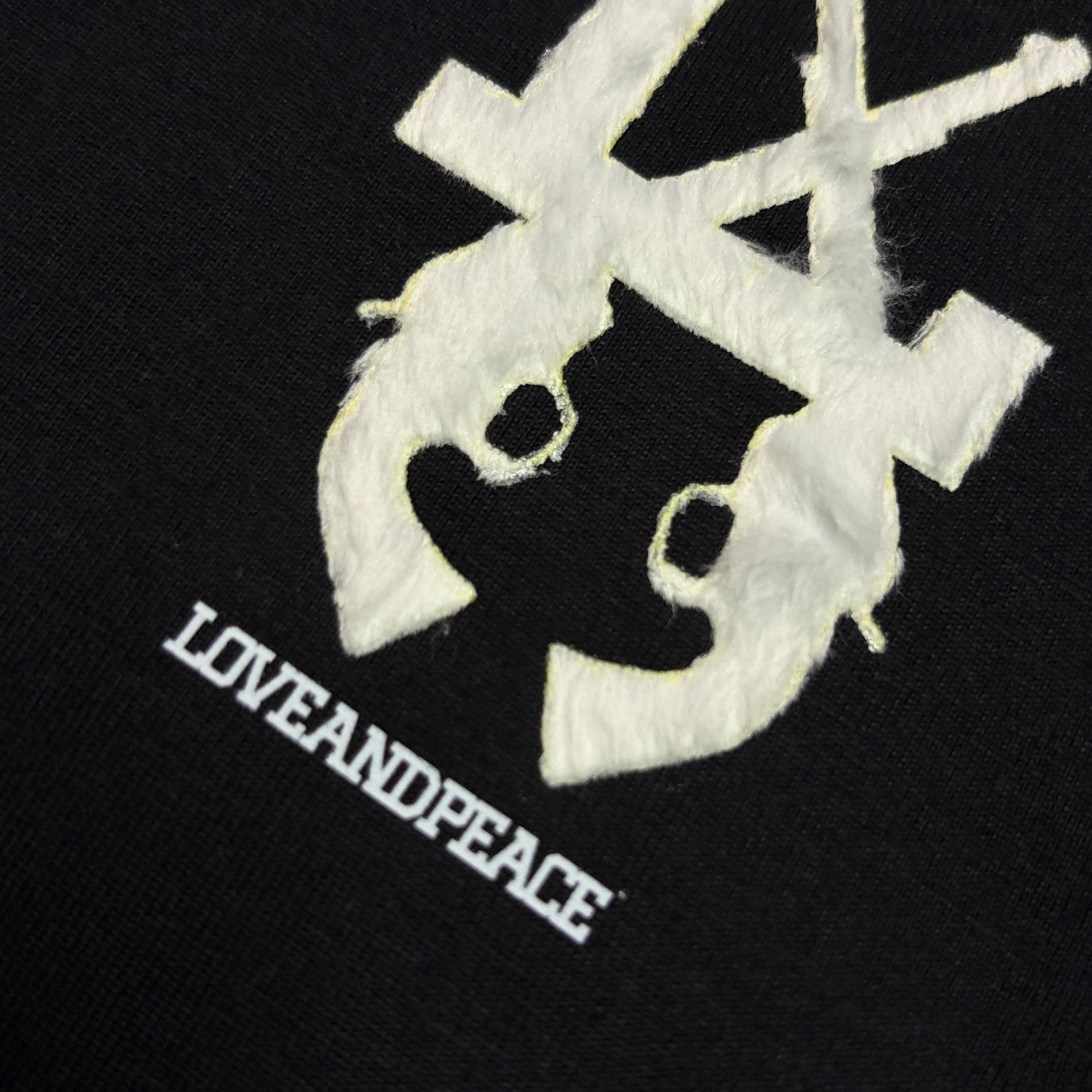 将图片加载到图库查看器，LA FAR PRINT T-SHIRT / BLACK