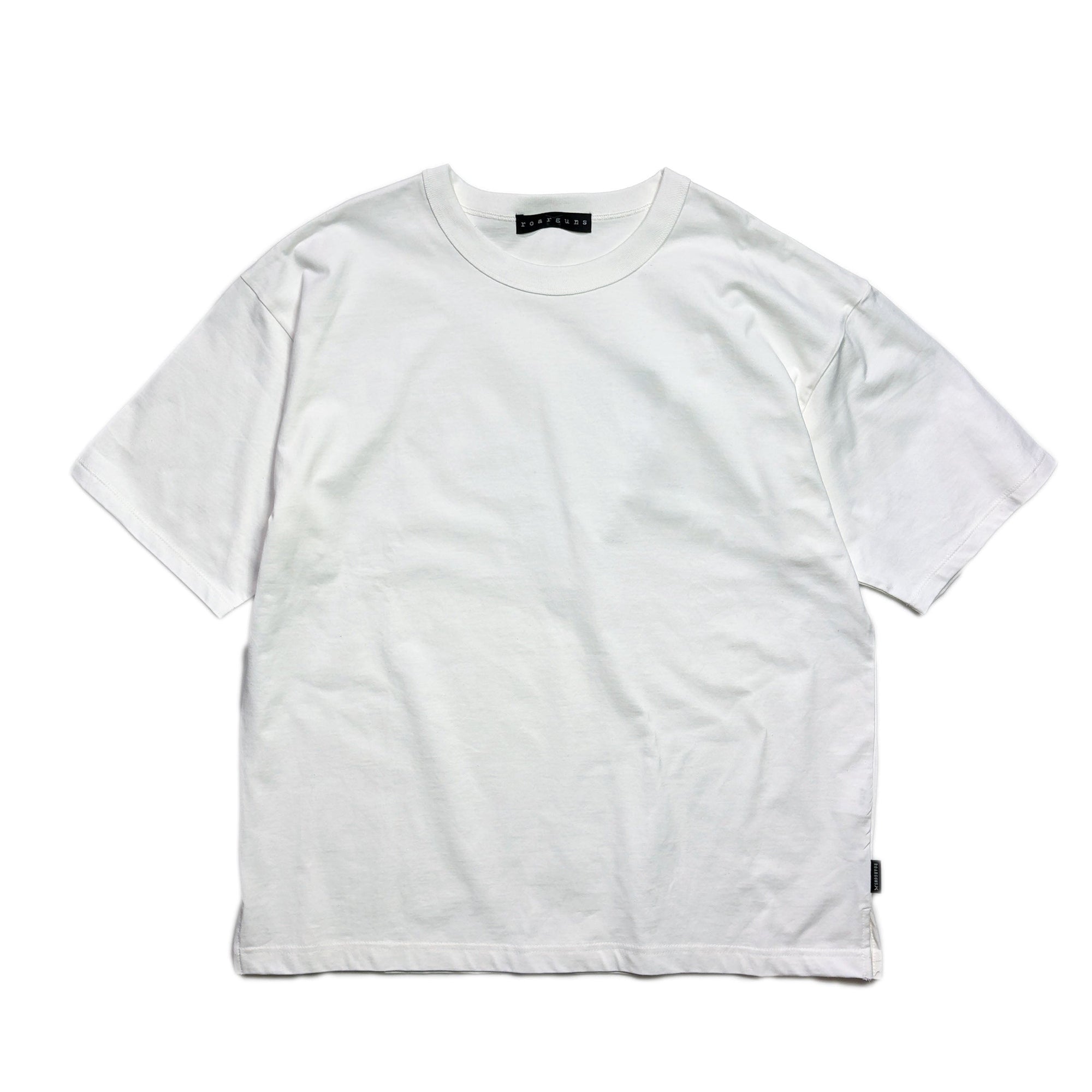 画像をギャラリービューアに読み込む, ORGANIC COTTON FLOCK CRACK PRINT T-SHIRT / WHITE