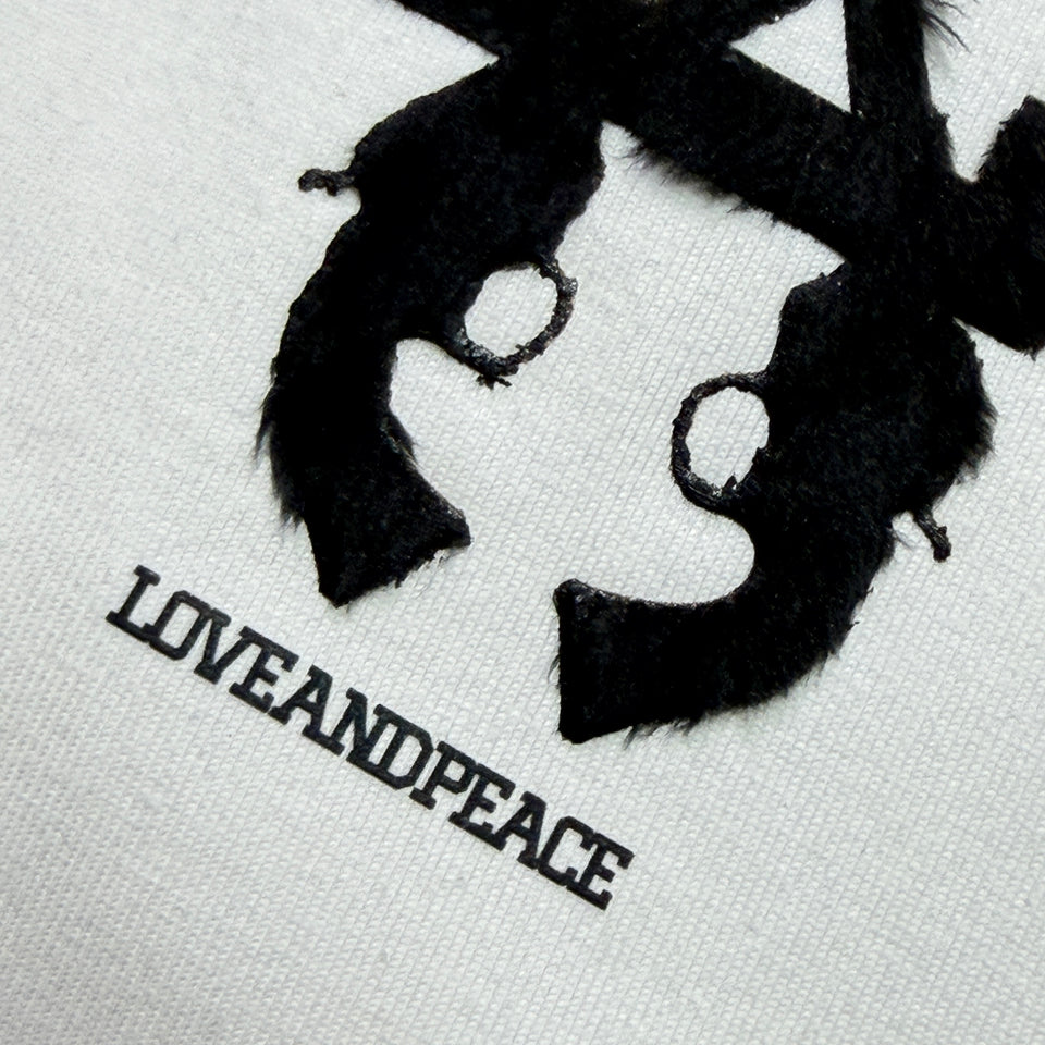 将图片加载到图库查看器，LA FAR PRINT T-SHIRT / WHITE
