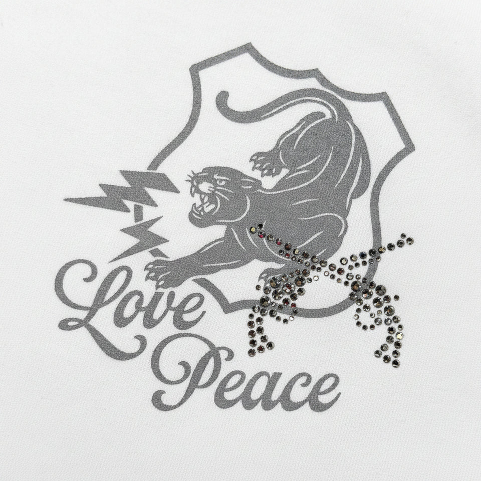 画像をギャラリービューアに読み込む, ORGANIC COTTON PANTHER T-SHIRT / WHITE