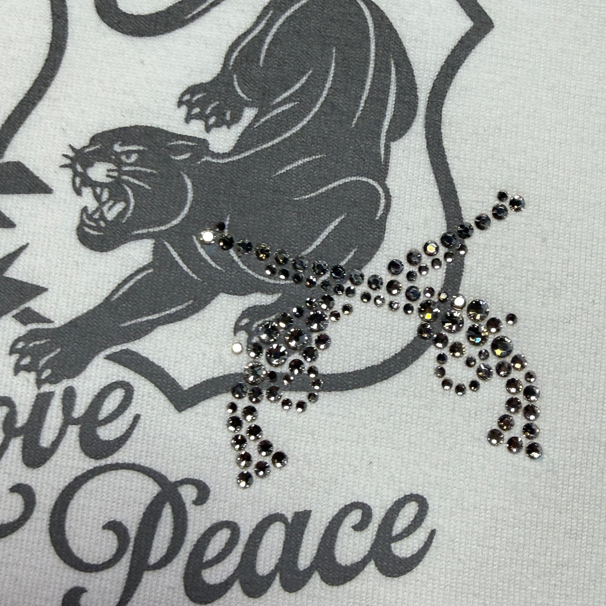 画像をギャラリービューアに読み込む, ORGANIC COTTON PANTHER T-SHIRT / WHITE