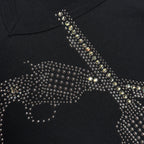 RE-STOCK ARCHIVE FRONT CROSSGUNS T-SHIRT / BLACK