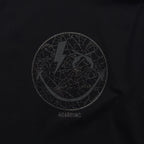ORGANIC COTTON SMILE T-SHIRT / BLACK