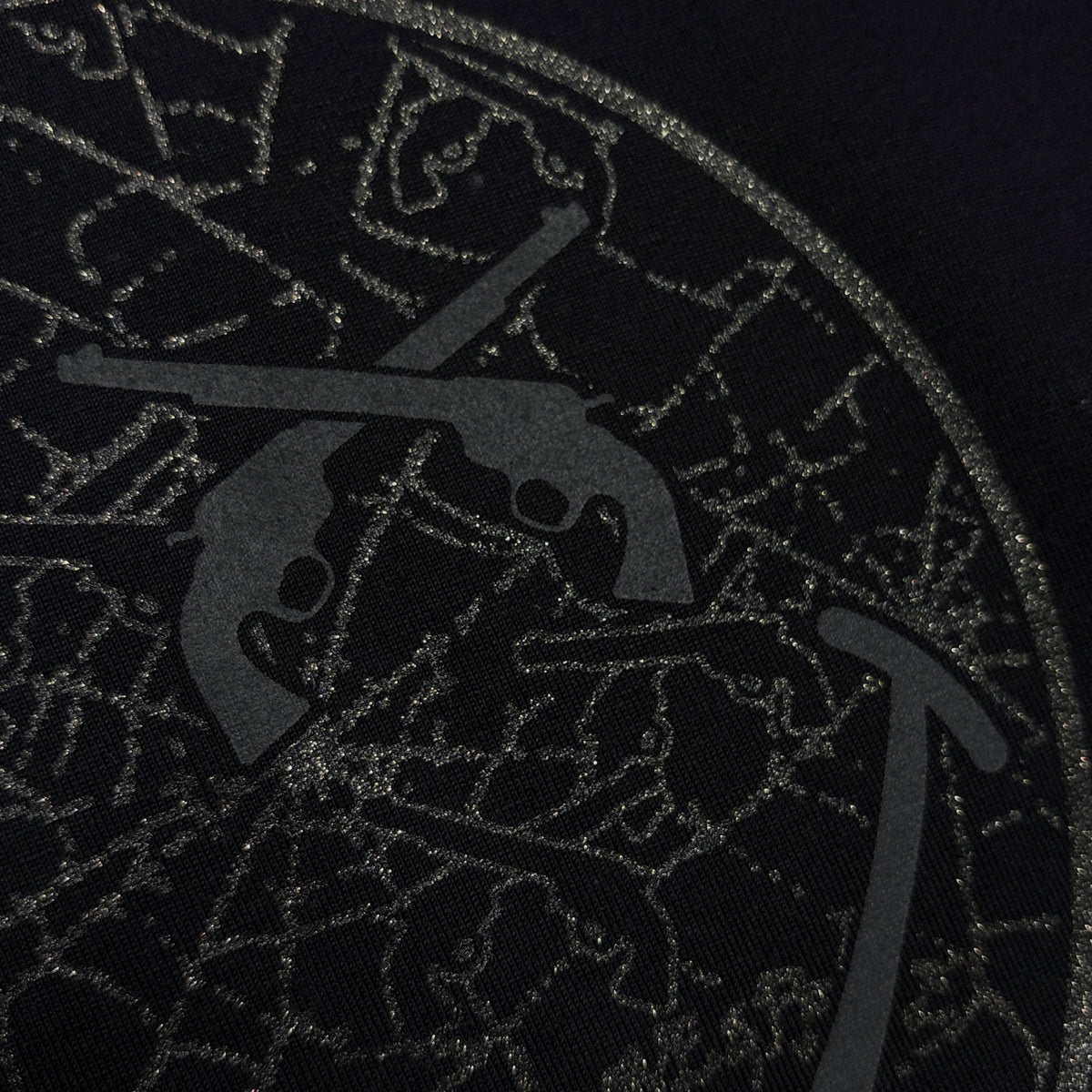 ORGANIC COTTON SMILE T-SHIRT / BLACK