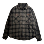 SHGGY CHECK SHIRT METAL / BRONN
