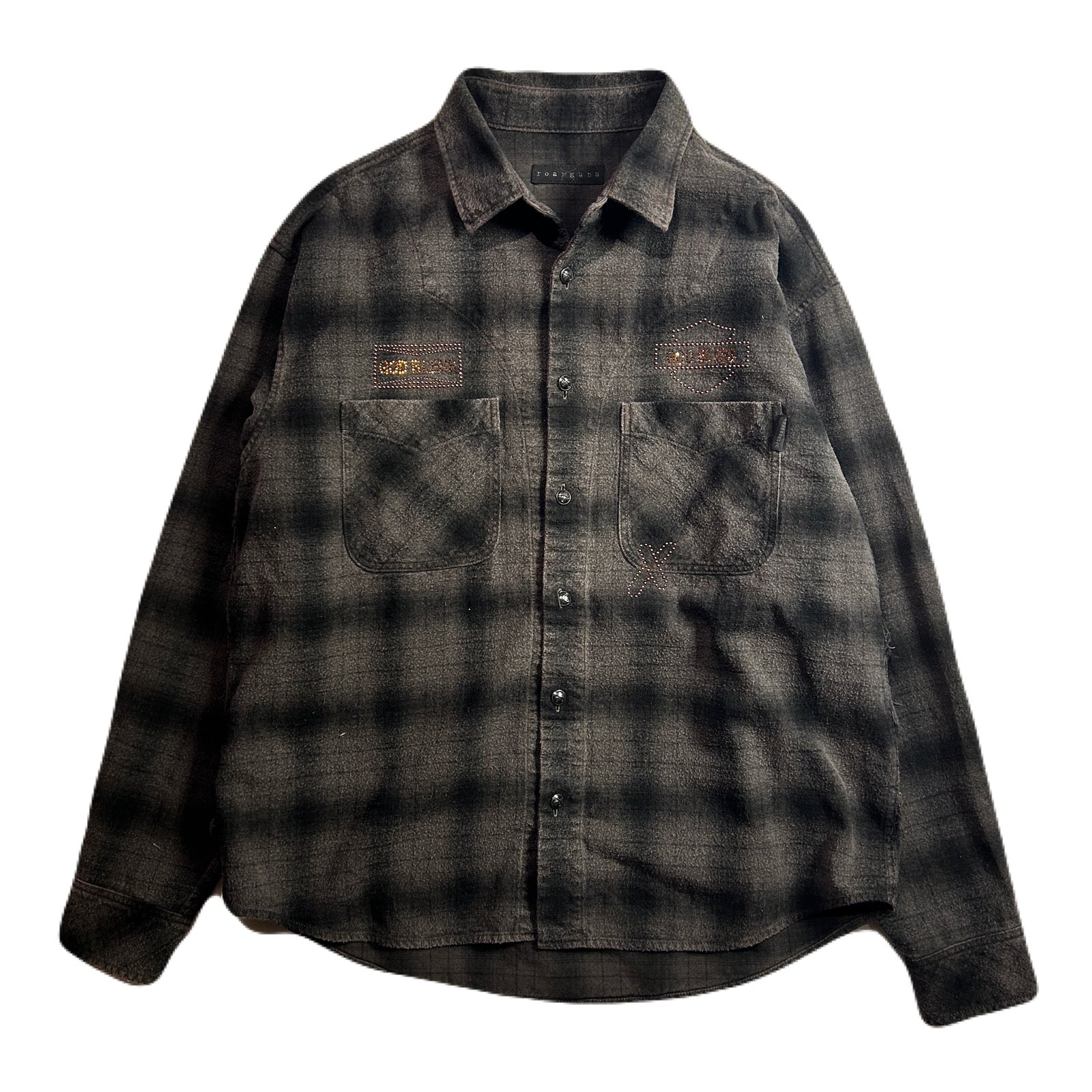 画像をギャラリービューアに読み込む, SHGGY CHECK SHIRT METAL / BRONN