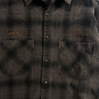 SHGGY CHECK SHIRT METAL / BRONN