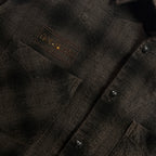 SHGGY CHECK SHIRT CRYSTAL / BROWN