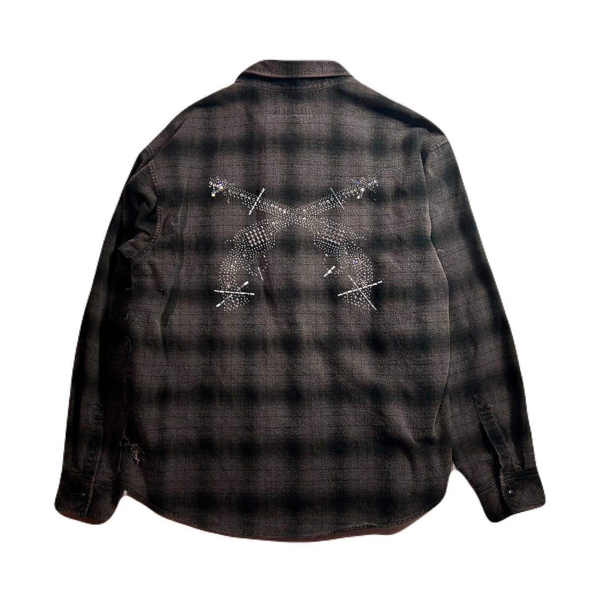 SHGGY CHECK SHIRT METAL / BRONN