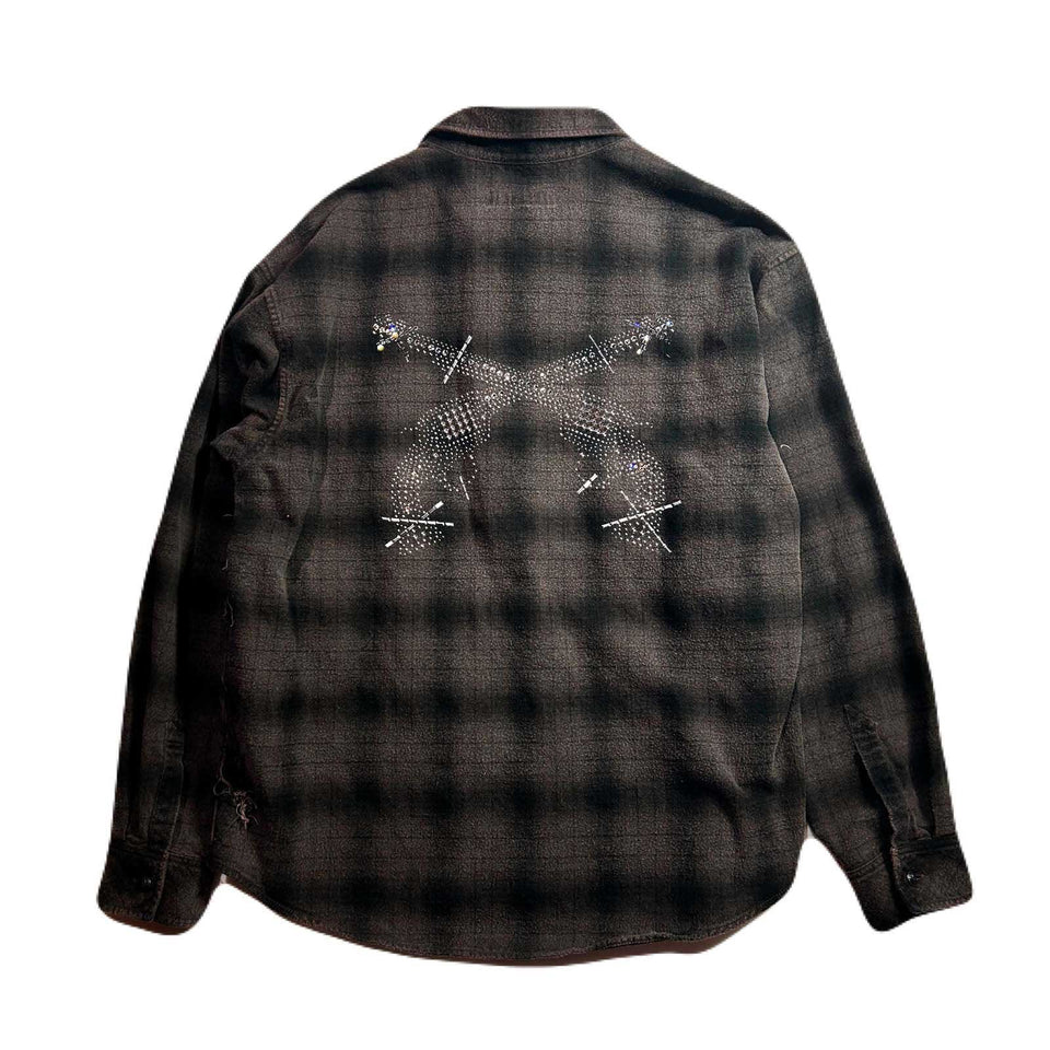 画像をギャラリービューアに読み込む, SHGGY CHECK SHIRT METAL / BRONN