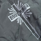 CROSS INKJET PRINT HOODIE / GRAY