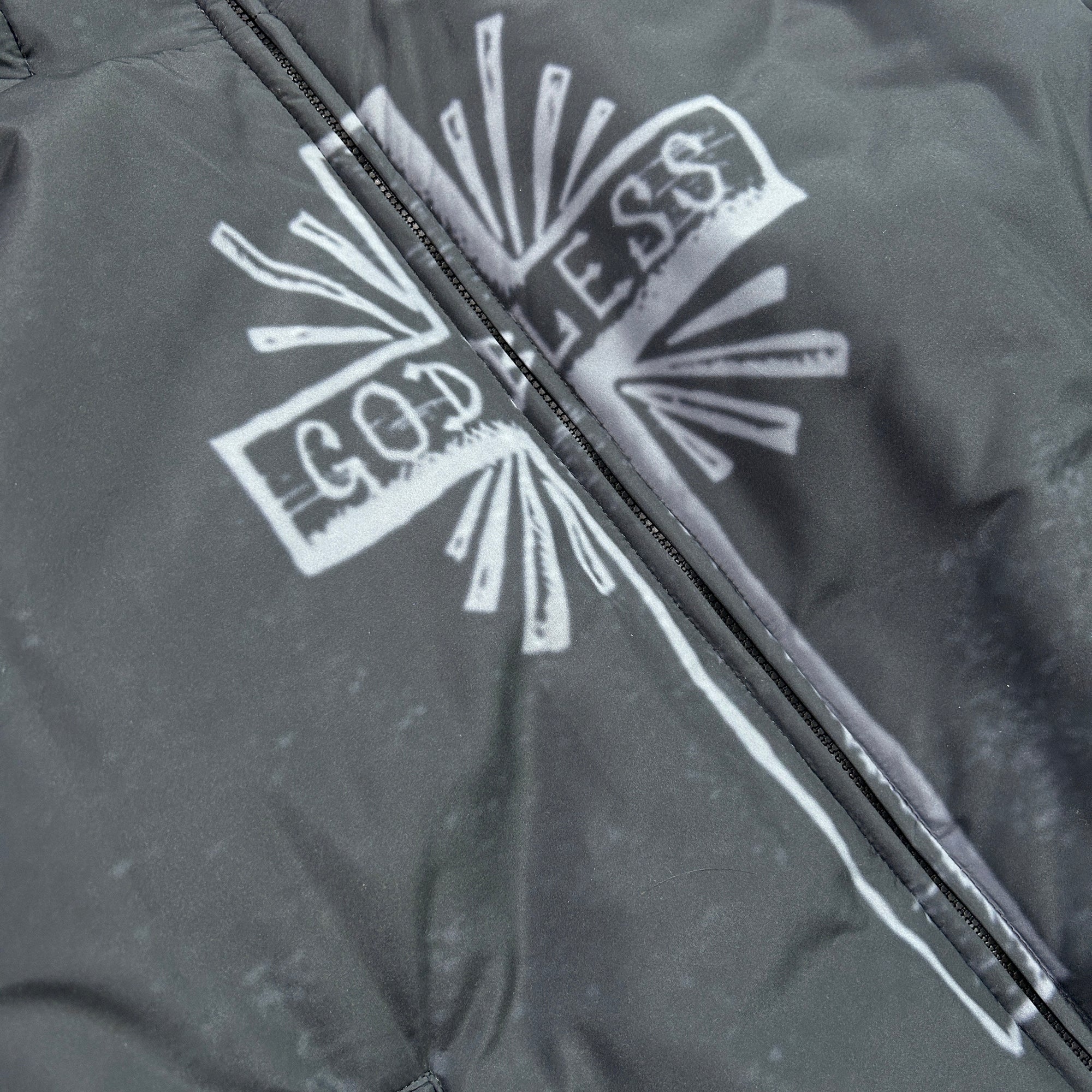 画像をギャラリービューアに読み込む, CROSS INKJET PRINT HOODIE / GRAY