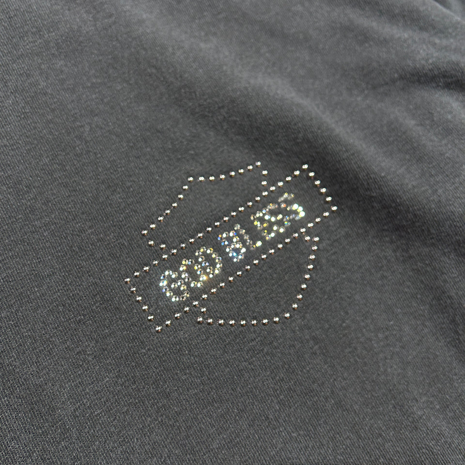 画像をギャラリービューアに読み込む, GOD BLESS CRYSTAL L/S T-SHIRT / BLACK