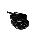 STUDS NARROW BELT / BLACK