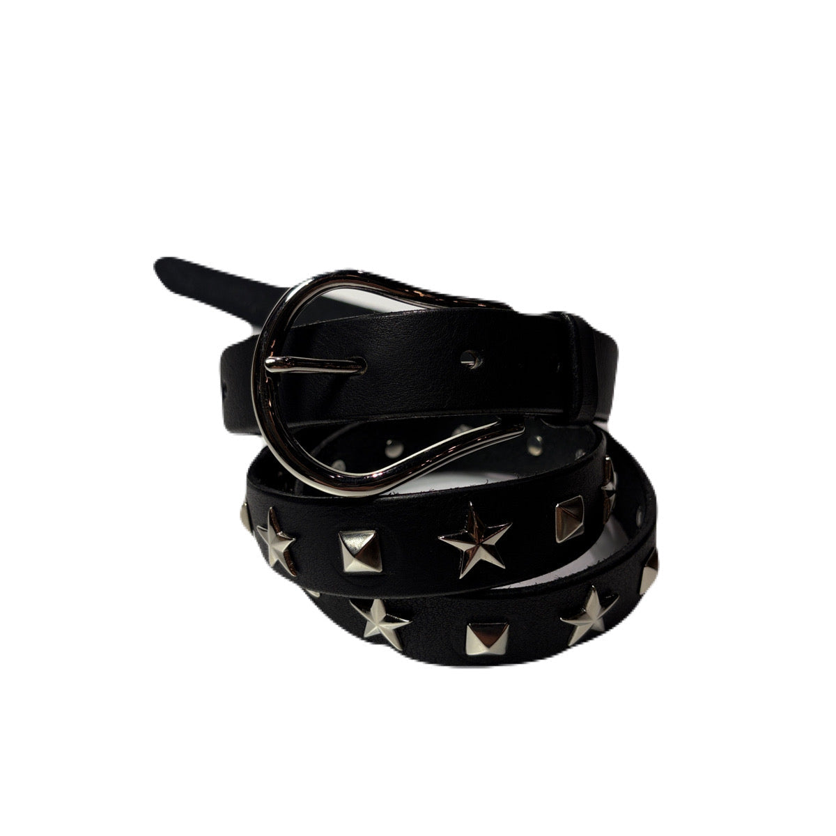 画像をギャラリービューアに読み込む, STUDS NARROW BELT / BLACK