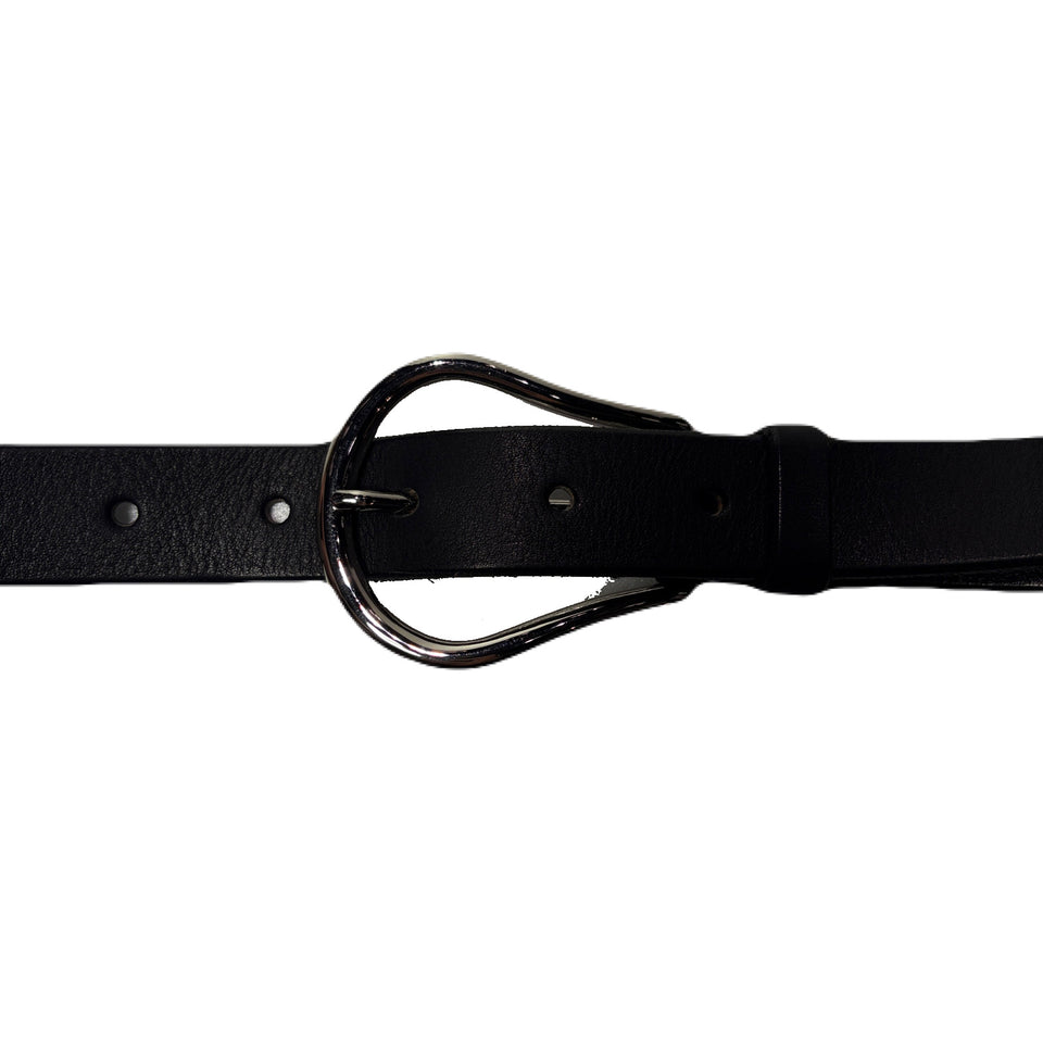 画像をギャラリービューアに読み込む, STUDS NARROW BELT / BLACK