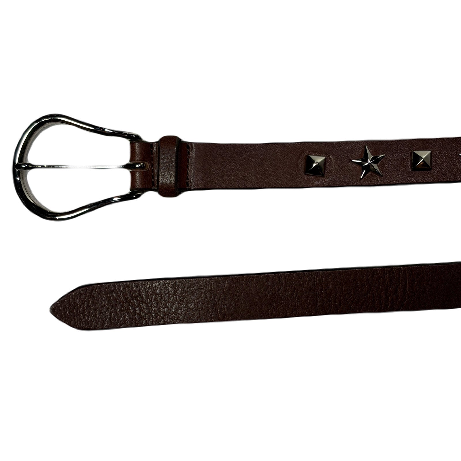 画像をギャラリービューアに読み込む, STUDS NARROW BELT / BRONW