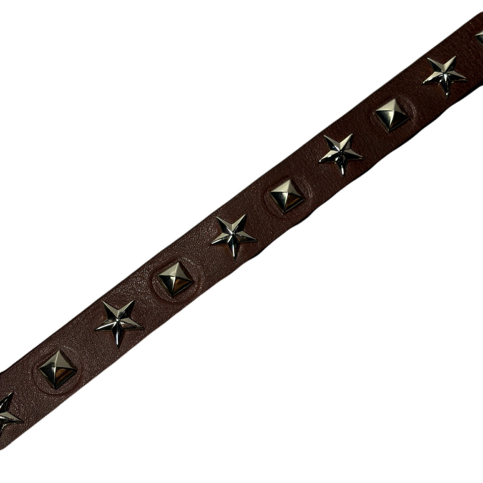 画像をギャラリービューアに読み込む, STUDS NARROW BELT / BRONW
