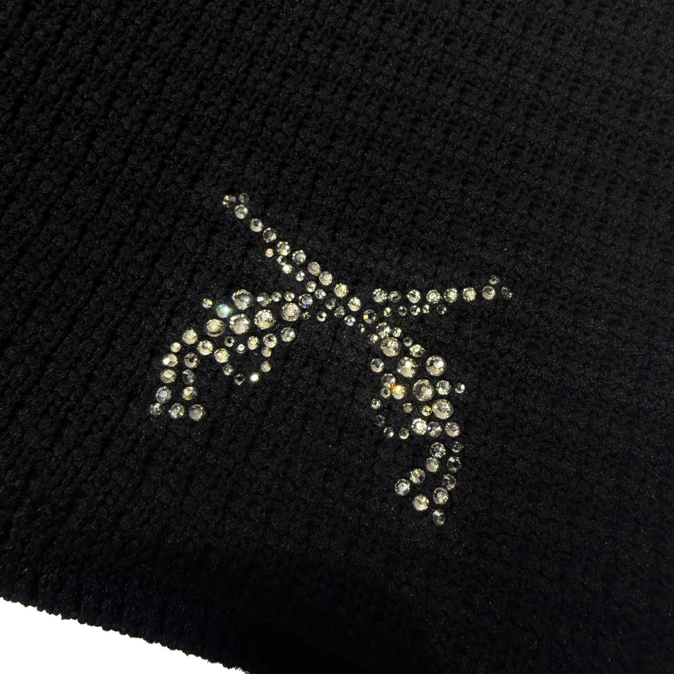将图片加载到图库查看器，CROSSGUN CRYSTAL BEANIE / BLACK