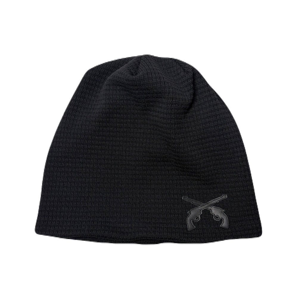 将图片加载到图库查看器，CROSSGUN PATCH BEANIE / BLACK*BLACK