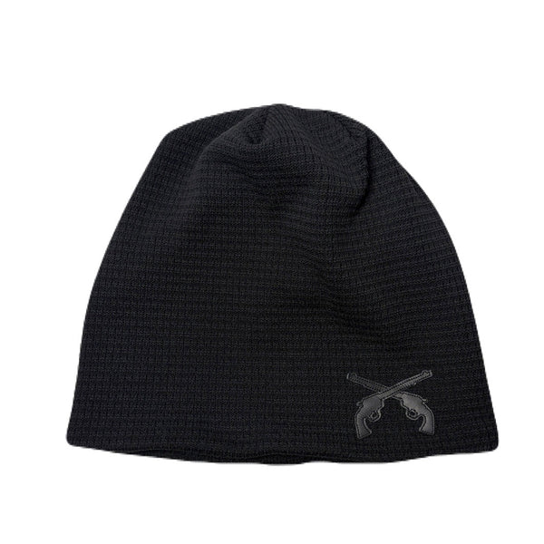 CROSSGUN PATCH BEANIE / BLACK*BLACK