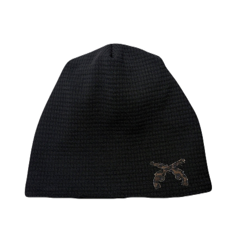 画像をギャラリービューアに読み込む, LEOPARD PATCH BEANIE / BLACK